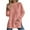 pink, variant on Knitted Sweatshirt for Women, Casual Sweatshirts Womens No Hood Girls Hoodies Pullover Cotton Split Hem Long Sleeve Sweater Crewneck Tunic Tops Fall Winter Regular Fit Sports Fall Clothing