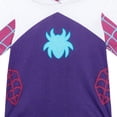 thumbnail image 3 of Marvel Spidey and His Amazing Friends Toddler Girls' Cosplay Hooded T-Shirt Ghost Spider Purple, 3 of 5
