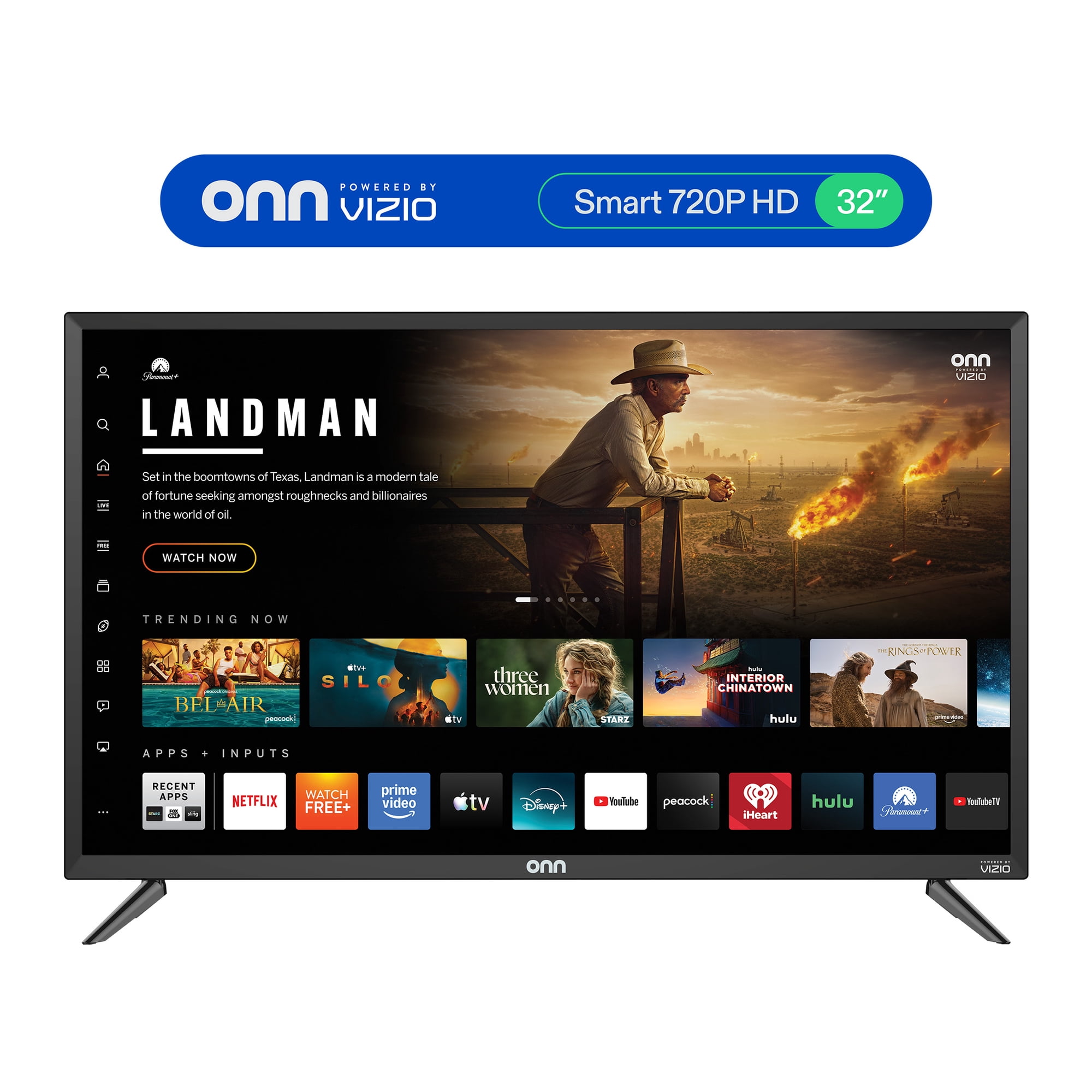 onn 32 in Class 720p HD Smart TV Powered by VIZIO, 32S2V1