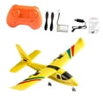 thumbnail image 2 of Avión RC, planeador de control remoto, fácil de volar, juguete volador al aire libre de tiempo de 2 canales para niñas, niños, regalo 1 batería amarilla, 2 of 8