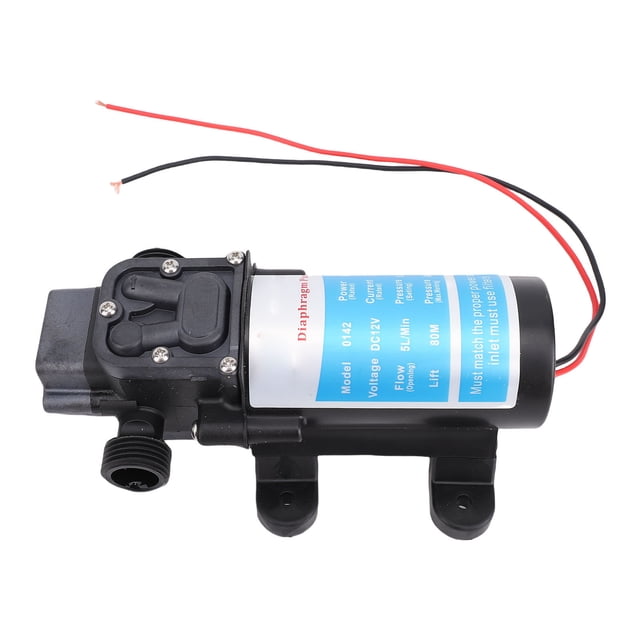 Micro Diaphragm Pump, Self Priming Water Pump 60W Support Dry Running for Car Washing