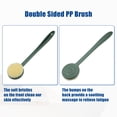 thumbnail image 5 of Unique Bargains Long Handle Bath Brush for Skin Exfoliating and Back Scrubbing Green, 5 of 7