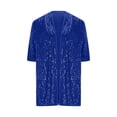 thumbnail image 5 of Fengactive Women's 3/4 Sleeve Sequin Jackets Open Front Sequin Cardigan Blazer, 5 of 7