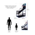 thumbnail image 3 of Vokodo Kids Home Basketball Court Shooting Game Includes 2 Balls Air Pump And Slide Ramp Great For Indoor Arcade Practice Improves Scoring Accuracy Sports Toys Active Play Gift For Children Boys Girls, 3 of 6