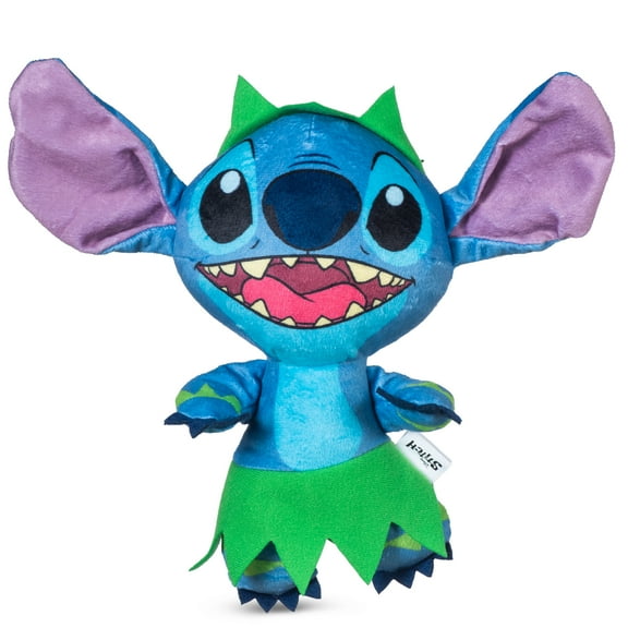 DISNEY LILO & STITCH: Stitch Plush Figurine Squeaker Pet Toy-9in