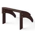 thumbnail image 6 of WestinTrends Malibu Outdoor Adirondack Style Ottoman, Dark Brown, 6 of 14