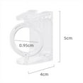 thumbnail image 5 of 4Pcs Curtain Rod Hooks Holder Punch-Free Self Adhesive Clothes Rail Bracket Clamp Shower Hanging Holders, 5 of 6