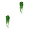 thumbnail image 1 of Advancent Fondo de pared artificial Puerta Flores colgantes Planta Vid falsa Ratán Decoración de cumpleaños Suministro Oficina Patio Corto Verde 85CM 2piezas, 1 of 6