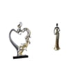 thumbnail image 1 of Estatua de pareja,Figura de pareja besándose,regalo de boda moderno,Estatua de pareja besándose en el aniversario de San Valentín,Figura de escritorio,Figuritas, 1 of 8