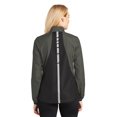 thumbnail image 2 of Port Authority Ladies Zephyr Reflective Hit Full Zip Jacket-XL (Grey Steel/ Deep Black), 2 of 6