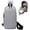 Gray, variant on Oxford Cloth Sling Bag,Lightweight Oxford Cloth Crossbody Chest Pack, Water Resistant with Adjustable Strap for Travel Commute Outdoor Black