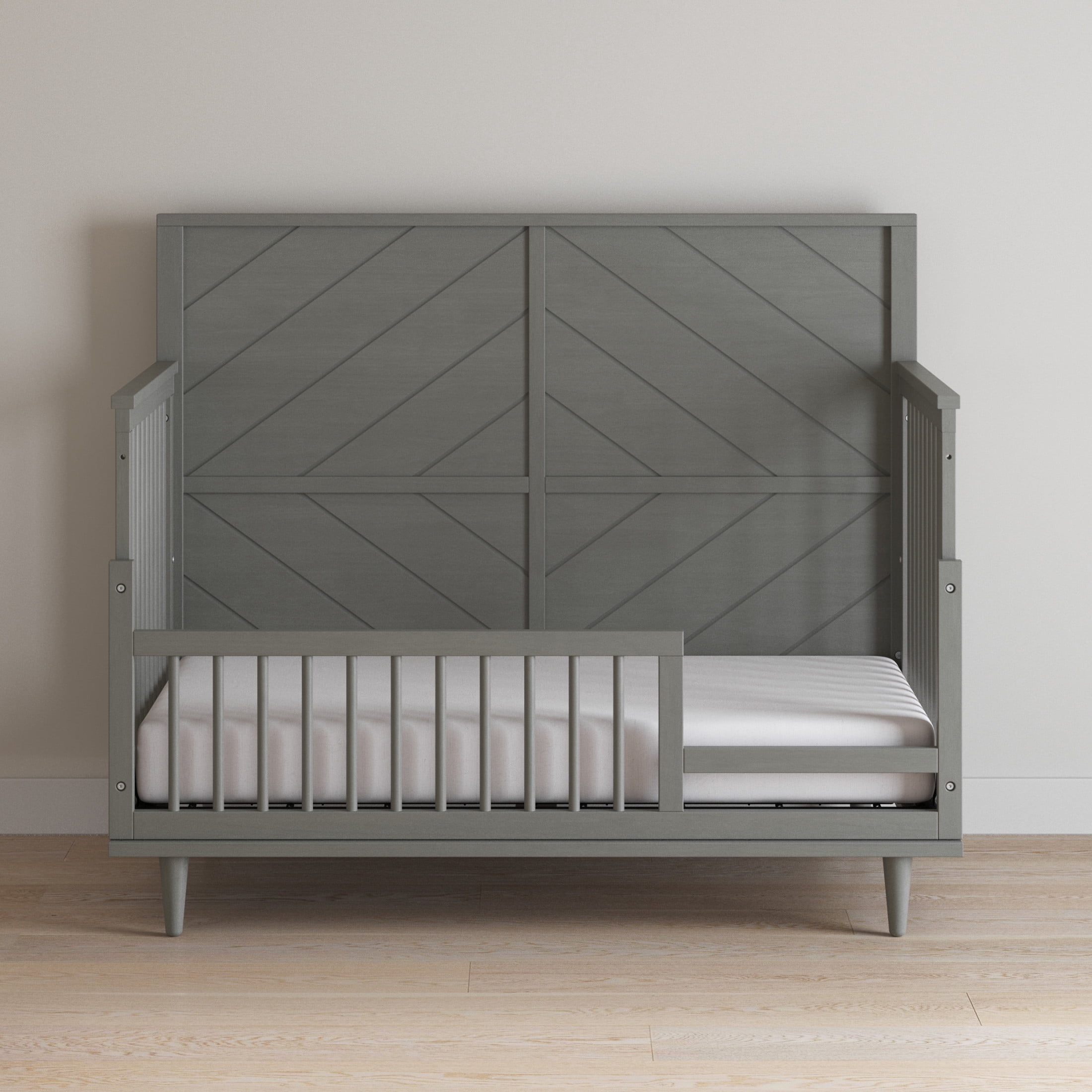 Child Craft Toddler Guard Rail for Crib Conversion, Fits Surrey Hill & Cranbrook Cribs, Lunar Gray