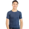thumbnail image 3 of Fun and Function's Black Short Sleeves Hug Tee Shirt for Deep Pressure for Kids with Sensory Issues - Ages 10-11, 3 of 6