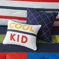 thumbnail image 3 of Gracie Mills Kaelith Stripe Comforter Set Twin Cotton Colorblock Kids Bedding GRACE-13715, 3 of 5