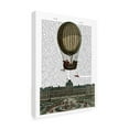 thumbnail image 2 of Trademark Fine Art 'Airship Over City' Canvas Art by Fab Funky, 2 of 3