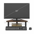 thumbnail image 4 of Furinno TURN-N-TUBE 19.6 Wide Triangle Corner Monitor Riser Amber Pine, 4 of 7