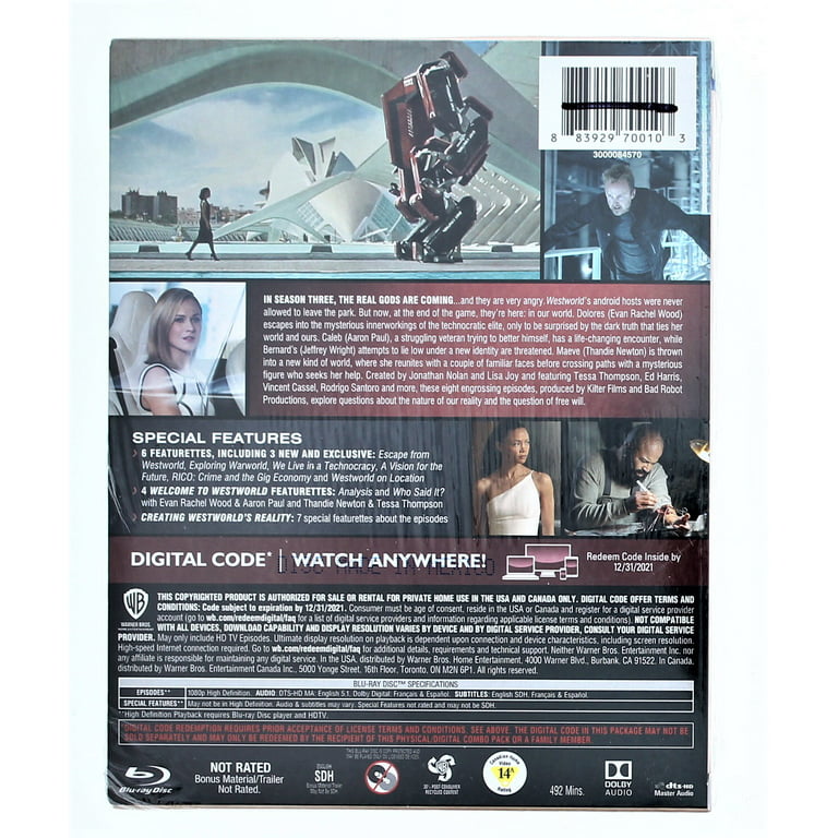 Westworld: Season 3: The New World Blu-ray