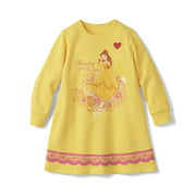 Disney princesse Belle petite sirène Ariel Alice filles robe printemps automne a-ligne robes manches longues mignon dessin animé enfants vêtements