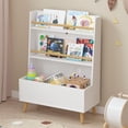 thumbnail image 4 of Bianlte Kids Bookshelf,Toy Storage Cabinet,White Bookcase, Toy Chest for Bedroom Living Room, 4 of 6