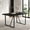 Black, variant on Rustic Industrial Rectangular Wood Dining Table for 4-6 People, 55 Inch