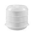thumbnail image 2 of jifeng Microwave Heater Steamer Kitchen Heater Steamer Microwave Cookware Steamer three layer, 2 of 9