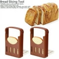 thumbnail image 3 of Adjustable Bread Slicer,4Pcs Foldable Toast Cutting Roast Loaf Slicer Cutter Foldable Compact Toast Slicing Machine Plastic Bread Slicer, 3 of 5