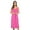 Fuchsia Stripe, variant on Just Love 100% Cotton Spaghetti Strap Stripe Womens Nightgown with Lace Trim (Light Blue Stripe, Small)