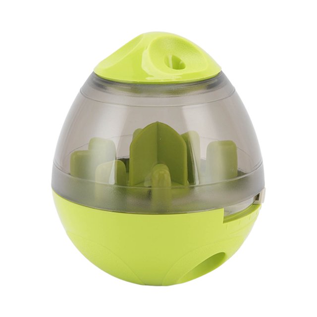 Juguete de Bola de alimentación lenta Amonsee Bola dispensadora de alimentos interactivos para mascotas desmontable