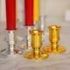 thumbnail image 4 of Velas LED sin llama, sin control remoto, velas flotantes colgantes, candelabros que funcionan con pilas con luz cálida parpadeante, velas falsas para decoraciones navideñas de fiestas de Halloween, 4 of 5