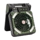 thumbnail image 2 of Ventilador de Camping con linterna LED, ventilador para tienda, ventilador con iluminación LED con energía Solar, ventilador de escritorio para acampa Verde, 2 of 7