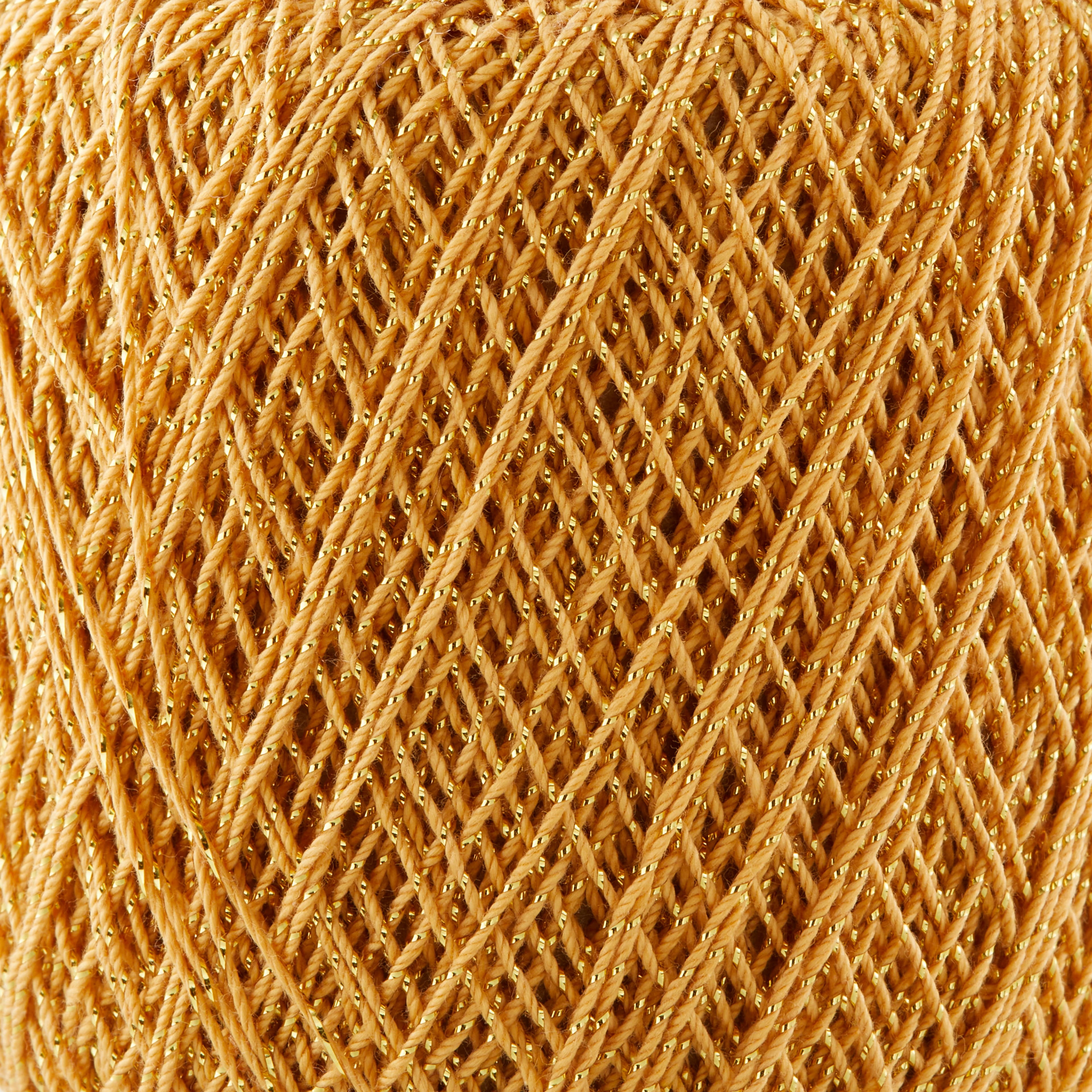 Aunt Lydia's Metallic Gold Crochet Thread, 15 Pack