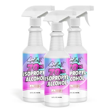 Isopropyl Alcohol 70% Spray 32 Fl Oz Spray Bottle Rubbing Alcohol Sprayer 70 Percent Isopropyl Alcohol Spray First Aid 3 Bottles