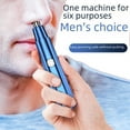 thumbnail image 3 of Recortador de vello nasal eléctrico 2 en 1, recargable, multifuncional, para hombres, tijeras para vello nasal, 3 of 6