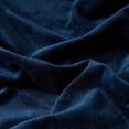 thumbnail image 3 of Funda Nórdica Terciopelo Azul Queen Size, Funda Nórdica Franela Sólida con Cremallera, 3 of 7