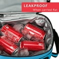 thumbnail image 6 of Insulated Expandable Lunch Bags Tote Thermal Cooler Leak Proof Travel Container Food Case for Adults Adjustable Shoulder, 6 of 8