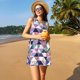 thumbnail image 3 of Balery Plaid Flamingo Vestidos de verano para mujer con estampado: vestido holgado sin mangas, vestido playero informal y cómodo para días calurosos., 3 of 7