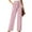 H1-Pink, variant on Chiclily Women's Wide Leg Pants with Pockets Wheat Medium Casual Work Trousers with Removable Belt