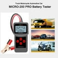 thumbnail image 3 of MICRO-200PRO 12V 24V 40-2000CCA Capacity Digital Car System Tool Analyzer Truck Motorcycle Automotivo Auto Battery Tester ,Fast and Accurate Precise, 3 of 7