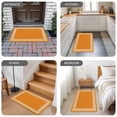 thumbnail image 6 of Orange Greek Key Door Mat&nbsp;Indoor Outdoor Entrance, Non Slip Rug for Kitchen Bathroom Entryway Rug, White Greece Ancient Farmhouse Geo Washable Doormat Floor Mat 20x31.5 Inch, 6 of 8