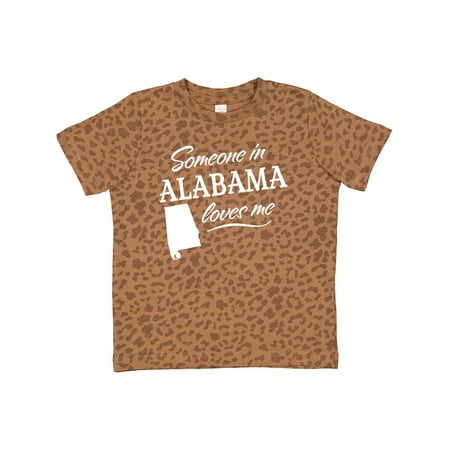 

Inktastic Someone in Alabama Loves Me Gift Toddler Boy or Toddler Girl T-Shirt