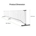 thumbnail image 3 of Pickleball Net Set,22 FT Regulation Size,Pickleball Net with Steel Frame,Portable Pickleball Net with 4 Paddles & Balls, Portable Carry Bag for Driveway, Park, Beach, Backyard & Camping, 3 of 5