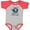 Heather and Red, variant on Inktastic New to the Crew Baby Boy Boys Baby Bodysuit