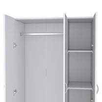 Newboti Furniture Wardrobe Erie, Bedroom, White 43304