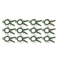 thumbnail image 1 of Clips de soporte para plantas, clips para enredaderas de flores, clips reutilizables para enredaderas, clips para enrejados verde 12 piezas, 1 of 9