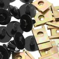 thumbnail image 3 of HAMPPLIES 40pcs Adjustable Threaded Headboard Stoppers Hex Head Self Tapping Screws With Gaskets Metal Fastening, 3 of 6