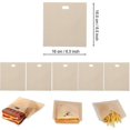 thumbnail image 1 of bolsas reutilizables para tostadora, resistentes a altas temperaturas, para tostadora, microondas, horno, parrilla (16 x 16 cm),, 1 of 5