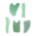 thumbnail image 1 of Soidarity Masajeador facial Gua Sha de textura de alta gama de 5 piezas para curvas faciales Masajeador facial Gua Sha facial Tratamientos faciales, 1 of 6