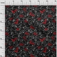 thumbnail image 2 of oneOone Cotton Jersey Black Fabric Halloween Sewing Craft Projects Fabric Printss By Yards 58 Inches Wide, 2 of 4