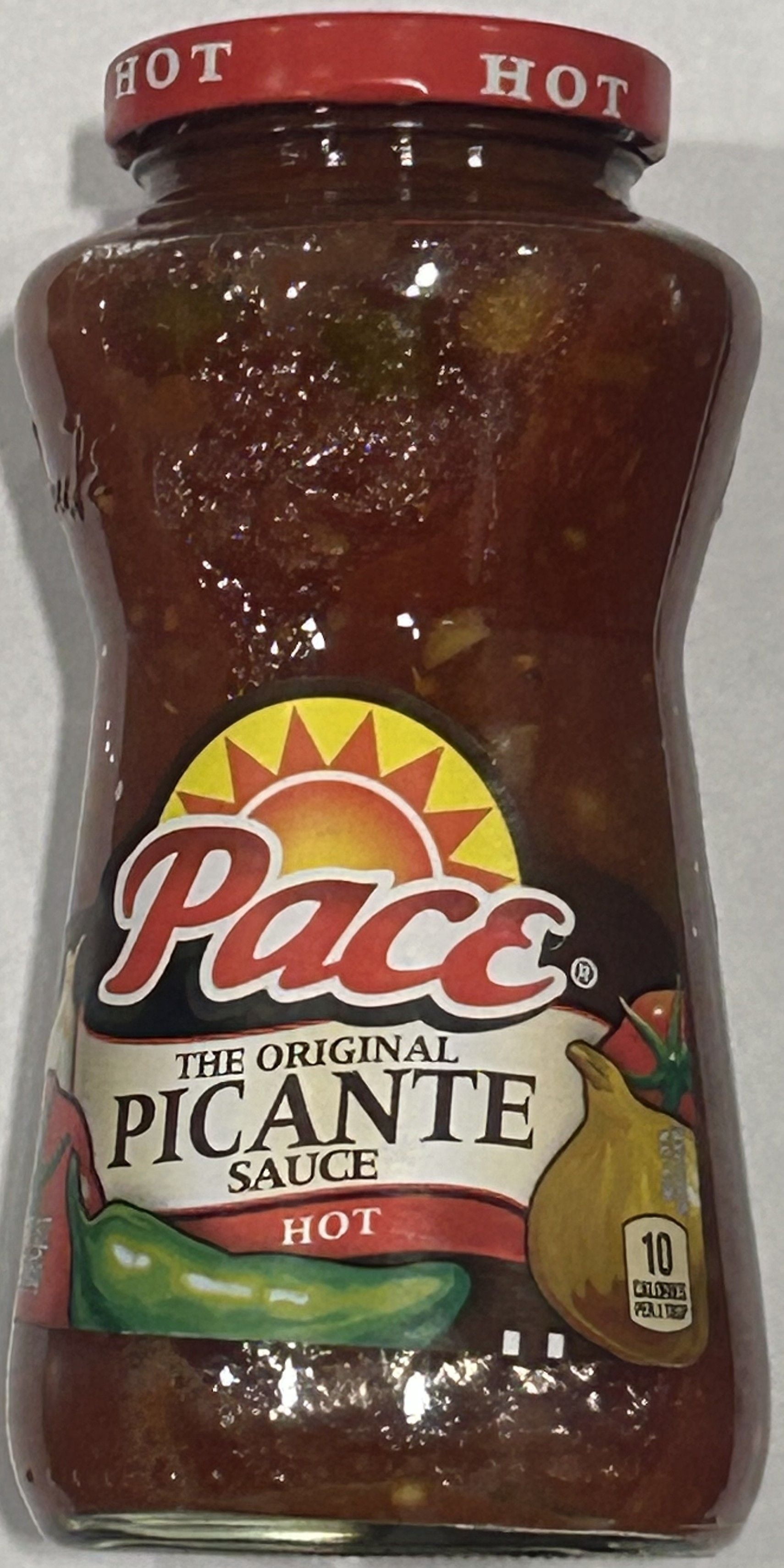 Pace Hot Picante Sauce, 16 oz Jar (Pack of 8)