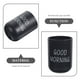 thumbnail image 4 of Vaso de baño irrompible, portacepillos de plástico, vaso para baño, portabrochas de maquillaje, vasos reutilizables, color negro, 4 of 6